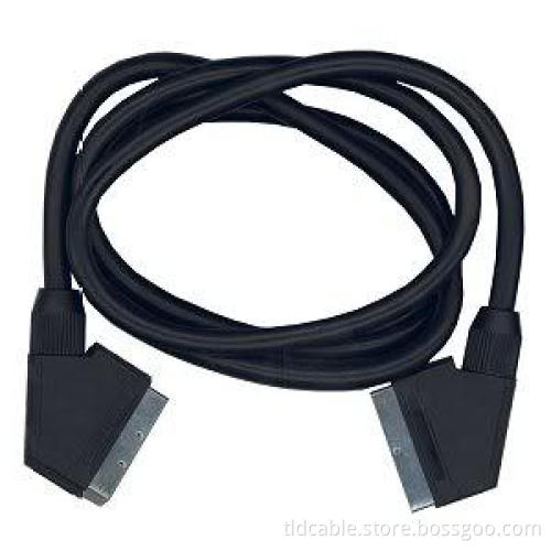 High Quality Scart to Scart Cable Male to Male
